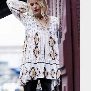 Free People Down by the Bay Tunic EUC size M